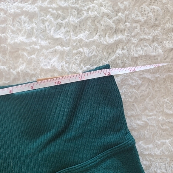 Pink Active Green Seamless Leggings Size M Medium High Waist 7/8 tight - Picture 10 of 12
